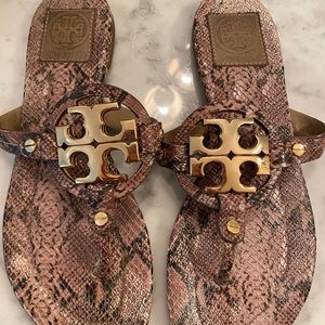 Tory Burch snakeskin sandals